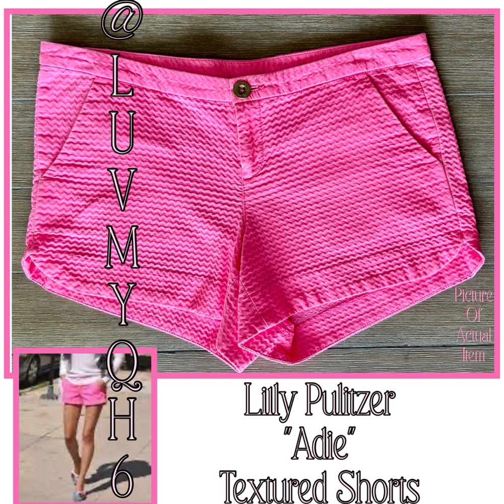 Lilly Pulitzer "Adie" Textured Shorts